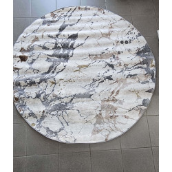 BRIGHT 32288-083 krem-sibo-braon Okrugli