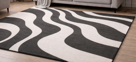 Najlepši crno-beli tepisi - 5 modela koji odmah podižu prostor